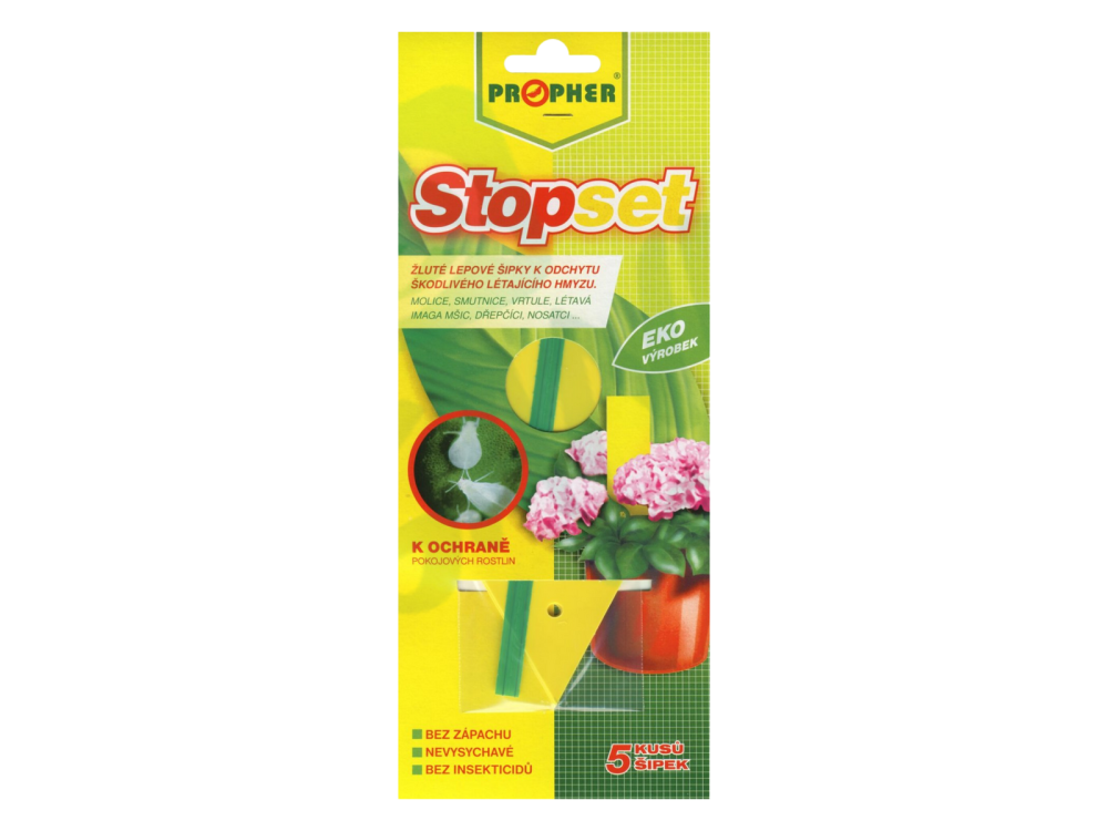 Lepové šípky na ochranu izbových rastliny 5ks -  STOPSET