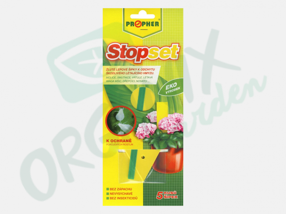 Lepové šípky na ochranu izbových rastliny 5ks -  STOPSET
