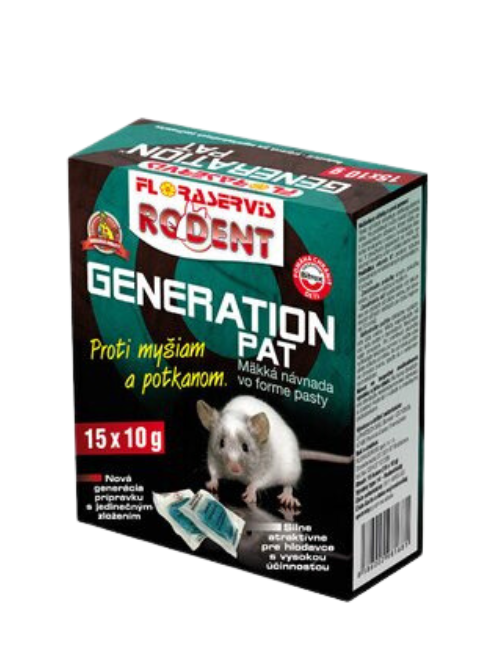 Generation Pat proti hlodavcom 15 x10 g 