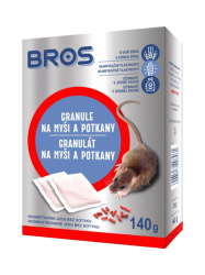 BROS - Granule na myi a potkany 140 g