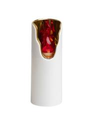 LED kahanec 343 zlat, erven plame