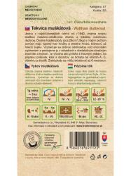 Zadn� strana obalu osiva tekvice Waltham Butternut s popisom a pokynmi na pestovanie.