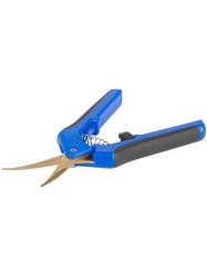 Roztvoren� z�hradn�cke no�nice s modrou r��kou a 